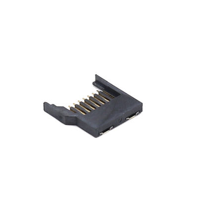 T Flash SMT Micro SD Memory Card Connectors 8 pin With Full Plastic Shell
