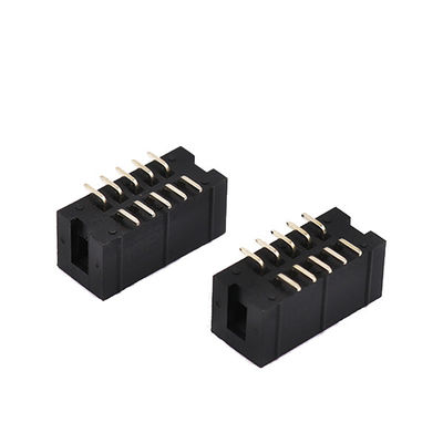 90 Degree Female Box Header Connector 2.54mm Double Row SMT Surface Mount Pin Header