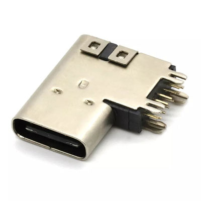 Side Insert 14Pin Female Socket Charging Port 3.1 USB C PCB Connector SMT Receptacle