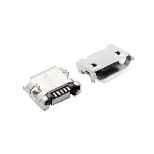 LCP Micro Usb Female Connector Port 5 Pin 5.9mm Pitch With Edge
