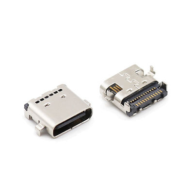 Sinking Type SMT USB Female Type C Connector USB Type C 24 Pin socket