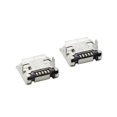 SMD DIP 7.2mm Micro USB 5 Pin Connector Type B Micro USB PCB Socket With Edge