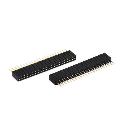 PCB 1.27 Mm Female Header Single Row Straight DIP Type