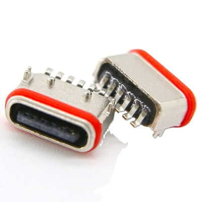 quality  Female Horizontal SMT 6 Pin Connector USB3.0 USB3.1 For Charging factory