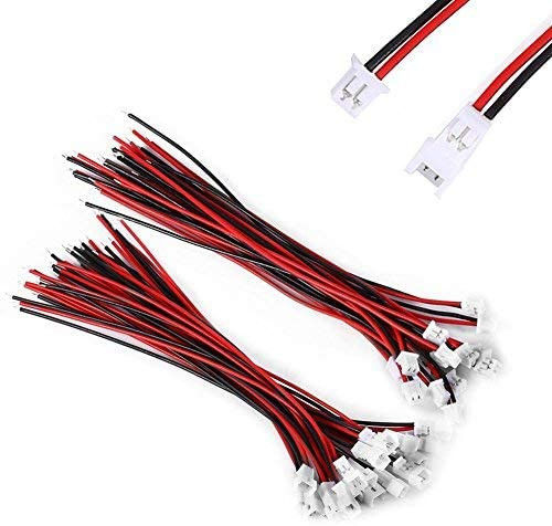 Micro Mini JST PH XH2.0 Electronic Wire Harness 2Pin Connector Plug Male Silicone