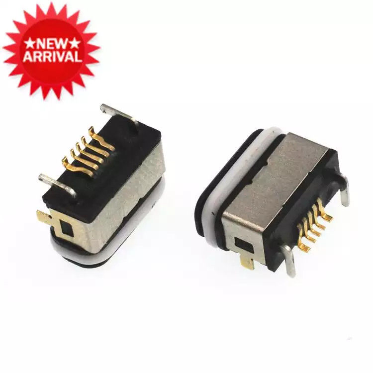 Waterproof Micro Mini Usb Type C Charging Connector 24pin With Metal Housing