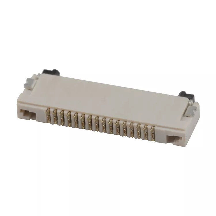 1.5H Right Angle 0.5mm Pitch FPC Connector SMT ZIF Type 4-60Pin