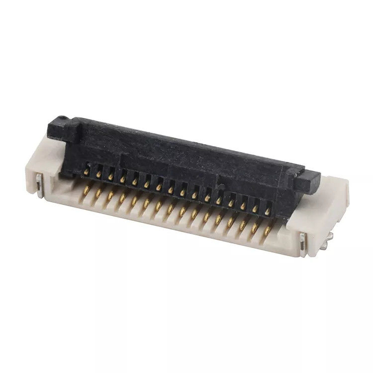 1.5H Right Angle 0.5mm Pitch FPC Connector SMT ZIF Type 4-60Pin