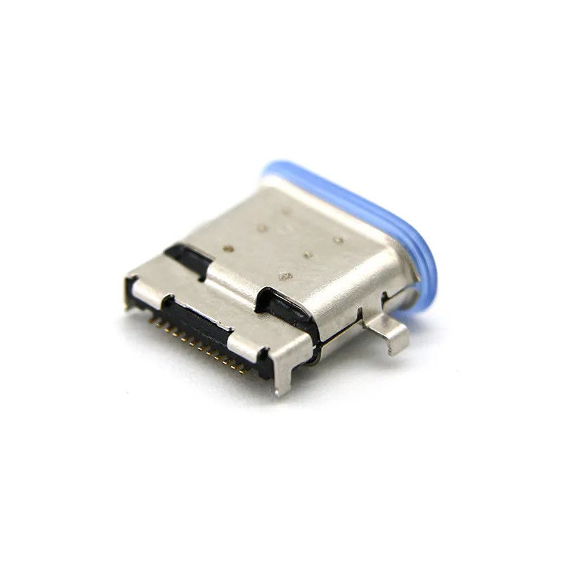 24Pin USB Type C Connectors Female Waterproof Mid Mount SMT