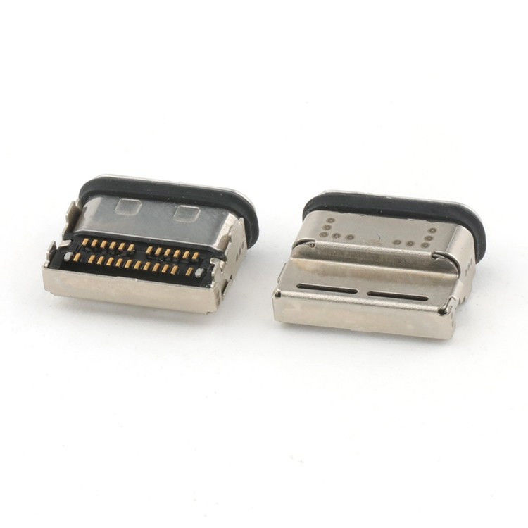 24Pin USB C Connector SMT Type IPX8 Waterproof USB C Type Female Connector