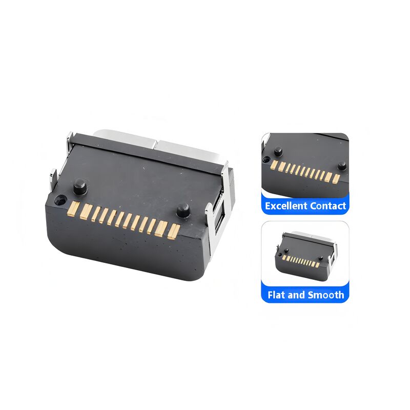 Type C 16 Pin Female Connector Horizontal SMT Mounting Waterproof USB Connector 5A 20V