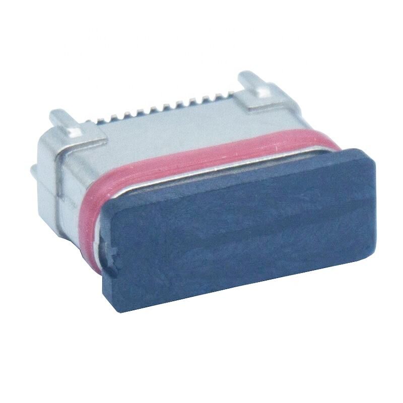Waterproof SMD Vertical 24Pins Female Type-c Connector USB Charging Port