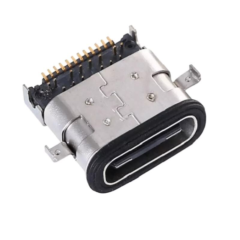 USB Type C 16pin Connector IP67 Waterproof Mid Mount 3.0 SMT Through Hole Vertical