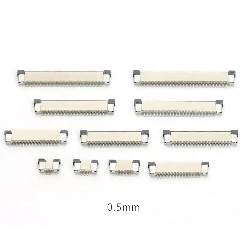 FPC connector 0.5mm Horizontal Smt Flip-lock Type Upper Top Bottom Down Contact 4-60pin