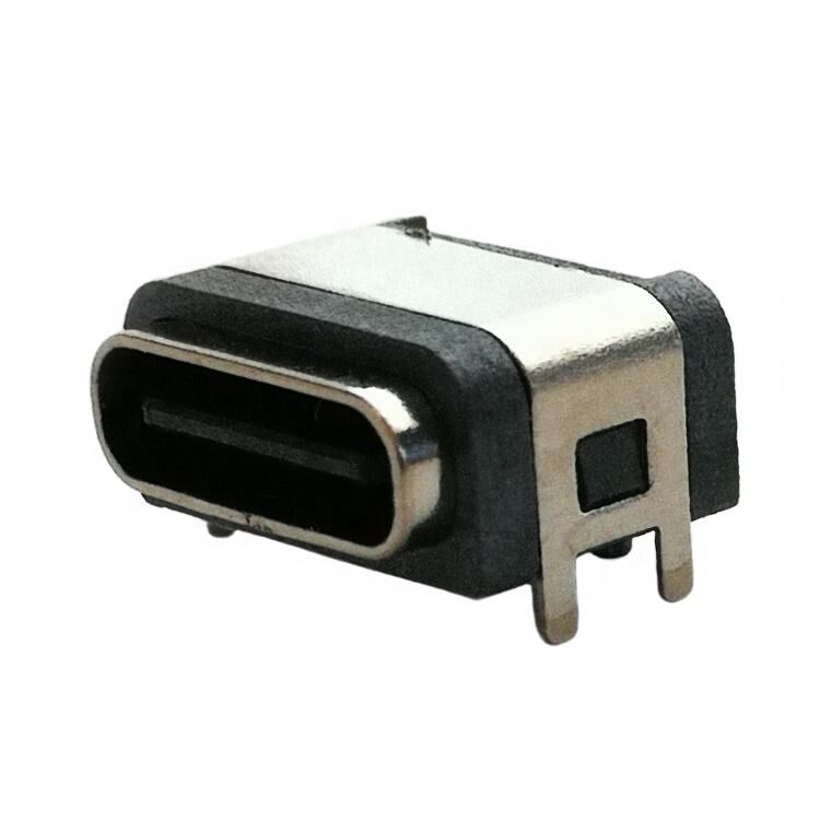 IP67 Waterproof USB Connector 6pin horizontal surface mount USB Type C Female Connector