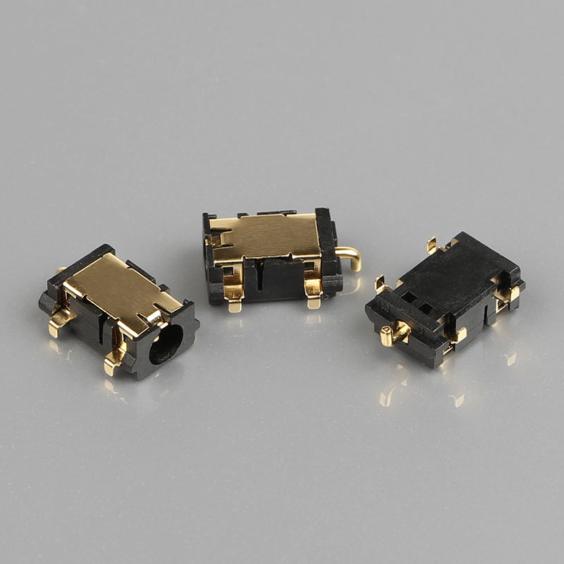 5 PIN DC-058-1.3mm DIP Brass Contact Nylon Housing DC Power Adapter Plug Female Jack