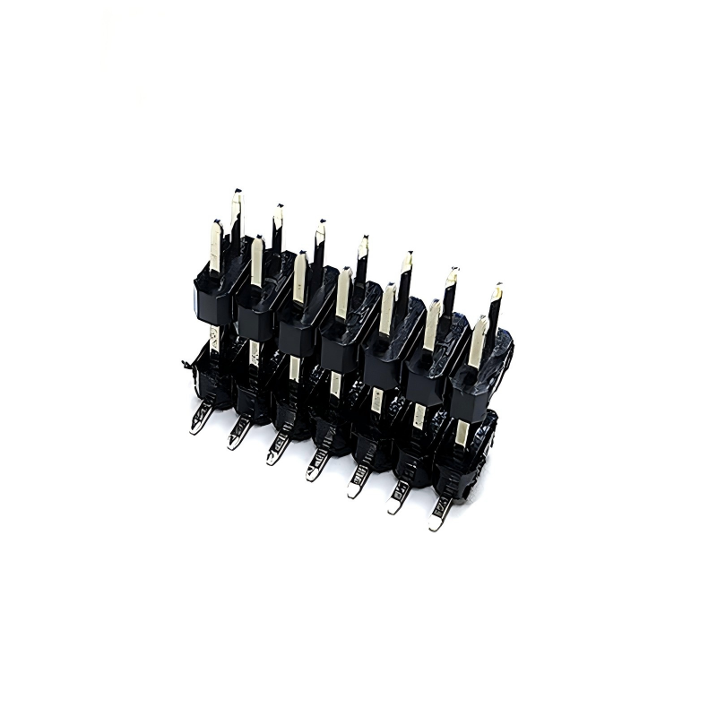 2.54mm Pitch Double Row Pin Header Male Connector SMT Type