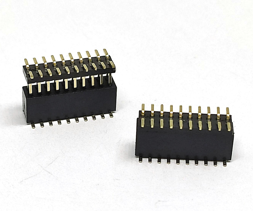 1.27mm Pitch  20 Pin Female Male SMT Type PCB Socket Pin Header