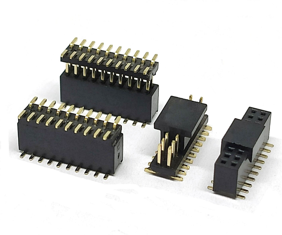 1.27mm Pitch  20 Pin Female Male SMT Type PCB Socket Pin Header