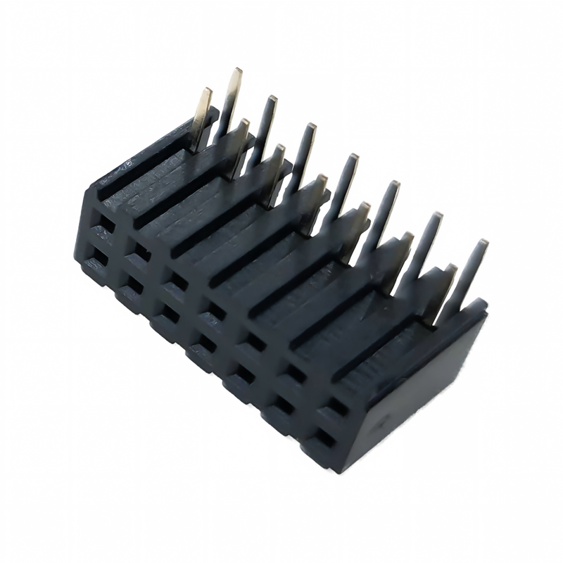 Customized 2.54mm Pitch Female Headers, Two-Row for Industrial Automation Control System