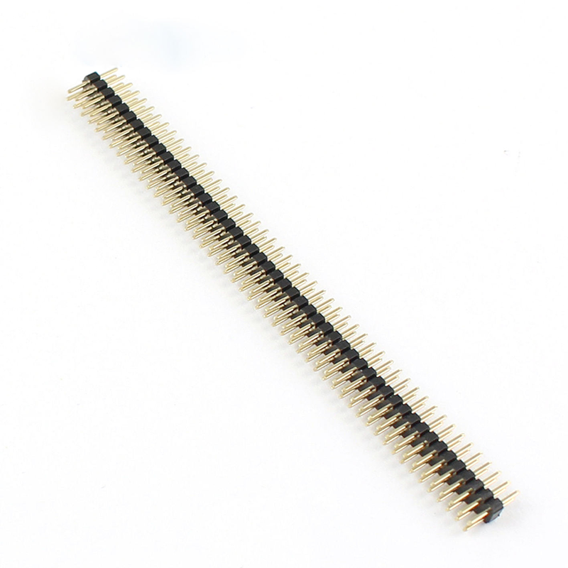Pitch 1.0 mm 2x50-pin press-fit header double row straight pin header 1mm pitch board spaces double plastic pin header connector