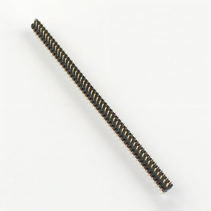 Pitch 1.0 mm 2x50-pin press-fit header double row straight pin header 1mm pitch board spaces double plastic pin header connector