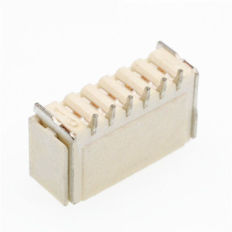 1.0mm Wafer Socket Horizontal Vertical Buckle Patch Pin Holder High-Temperature Resistant Phosphor Bronze Connector