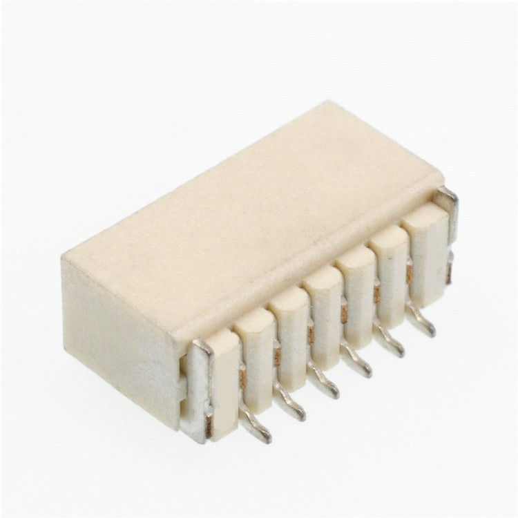 1.0mm Wafer Socket Horizontal Vertical Buckle Patch Pin Holder High-Temperature Resistant Phosphor Bronze Connector
