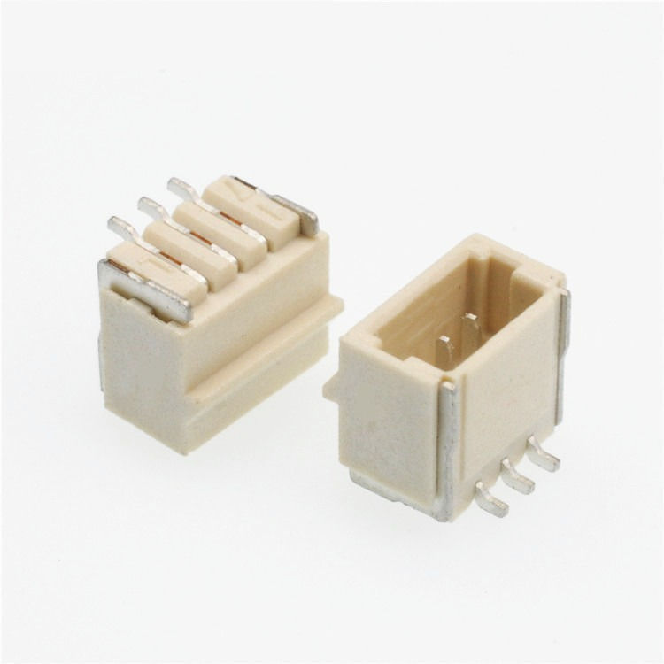 1.0mm Wafer Socket Horizontal Vertical Buckle Patch Pin Holder High-Temperature Resistant Phosphor Bronze Connector