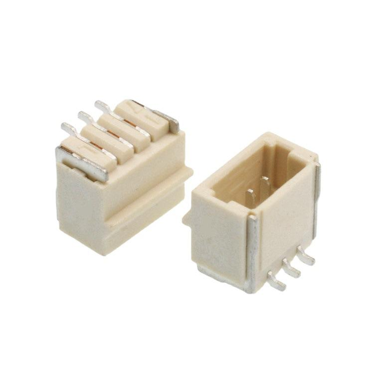 1.0mm Wafer Socket Horizontal Vertical Buckle Patch Pin Holder High-Temperature Resistant Phosphor Bronze Connector