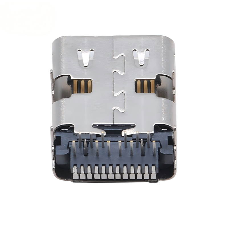 Customized USB 3.2 Type-C Connector 40 Gbps Waterproof U4 Socket 24 Pin SMT DIP PCB Female Male Connector Factory