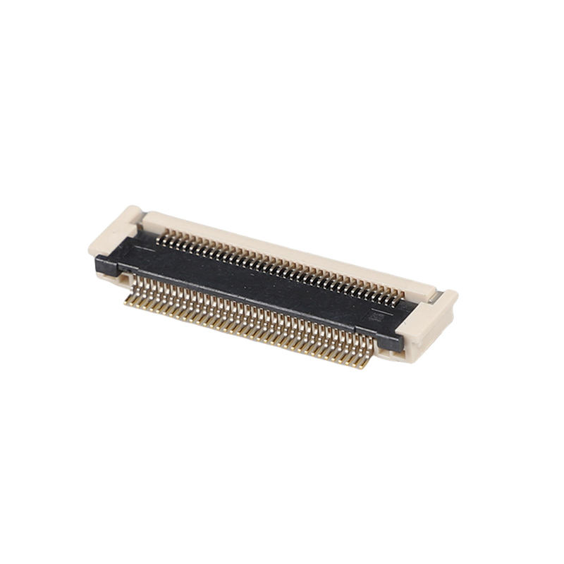 Gold-plated 0.5mm Pitch FPCFFC Connector 2.7H Post-Pressure Horizontal SMD 10-68Pin 50V 0.5A