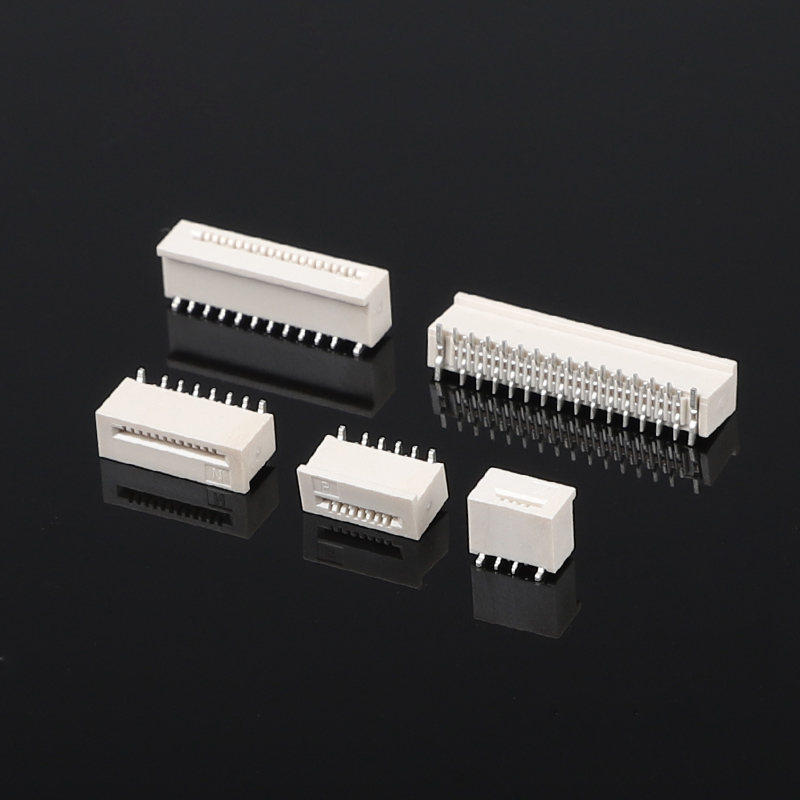 0.5mm Pitch Vertical Unlocked SMD Misalignment Pin FPC Flat Wire Socket FFC/FFC Connector for Flat Flex Unlocking Flex Connector
