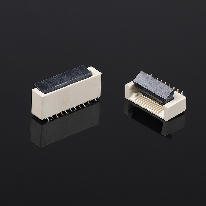 0.5mm Pitch 60PIN Vertical Positive Foot 5.2H Clamshell Buckle Flat Connector Cable Socket FPC FFC Cable PCB Connectors