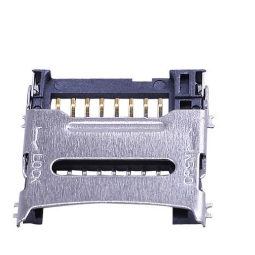 8‑Pin Micro SD / TF Card Socket | Molex 472192001 Alternative | H1.8mm Lift‑the‑Cover (Hinge) SMT Connector