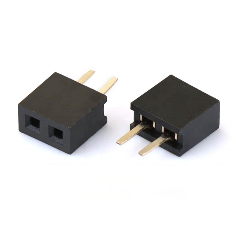 2mm 2pin Female Pin Header Vertical DIP Single Row 1*2P Female 2.0mm Pin Header Connector