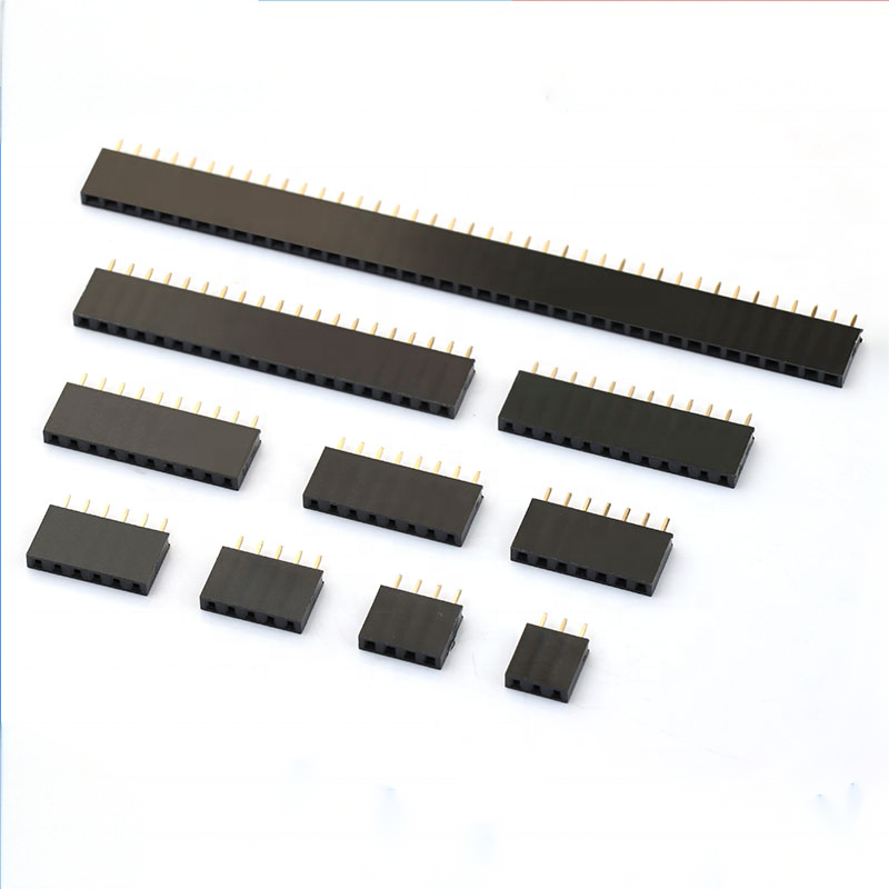 2mm 2pin Female Pin Header Vertical DIP Single Row 1*2P Female 2.0mm Pin Header Connector