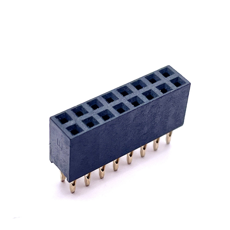 2.54mm Pitch 2*8 Pin IP68 Waterproof 3.0 Amps 120 V Female Header Connectors for PCB and BNC Antenna Connector