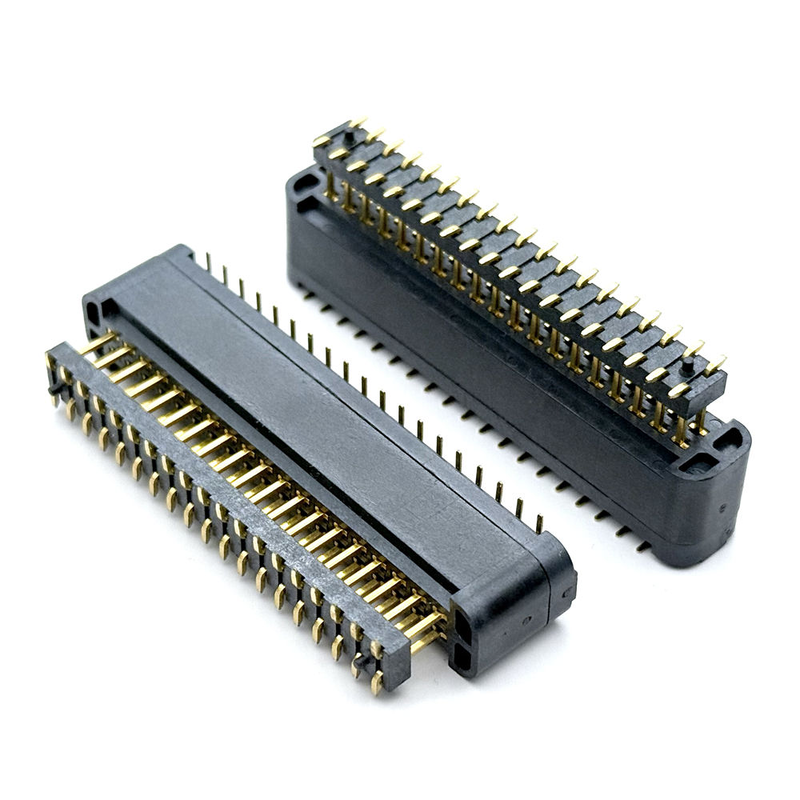 2.54mm Pitch Double Row 38Pin SMT Brass Contacts Male/Female Gold Plated 3U Board-to-Board Connector Automotive IP65