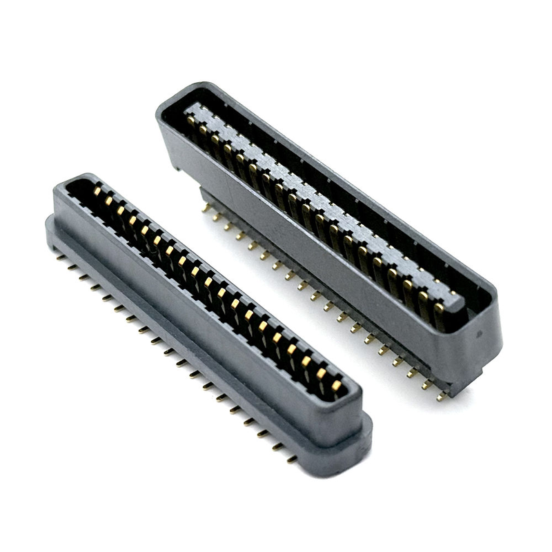 2.54mm Pitch Double Row 38Pin SMT Brass Contacts Male/Female Gold Plated 3U Board-to-Board Connector Automotive IP65