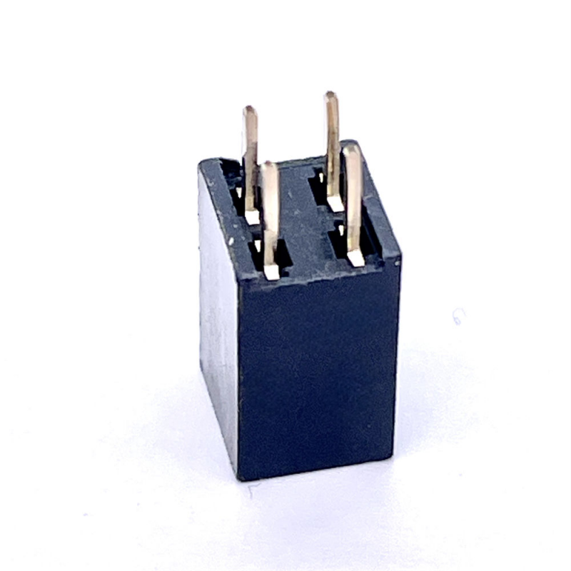 Y-Type Dual-Row Straight Female Header Connector 2.54mm for PCB Brass Material