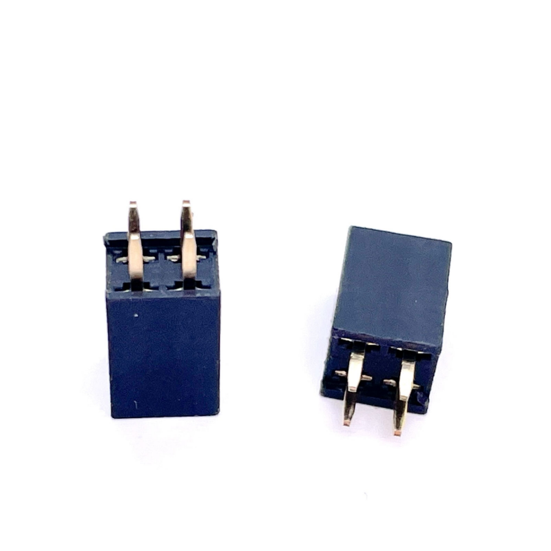 Y-Type Dual-Row Straight Female Header Connector 2.54mm for PCB Brass Material
