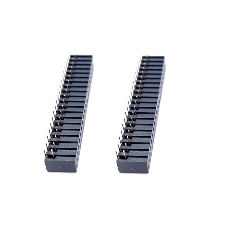 ODM 2.0mm Pitch 90 Degree Dual Row Brass Contact IP67 Automotive 2x20 Pin Female Header