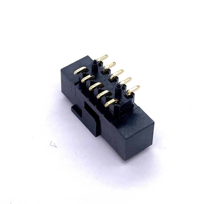 2.0mm Brass Right Angle Box Header PCB Connector for LED Lighting Equipment