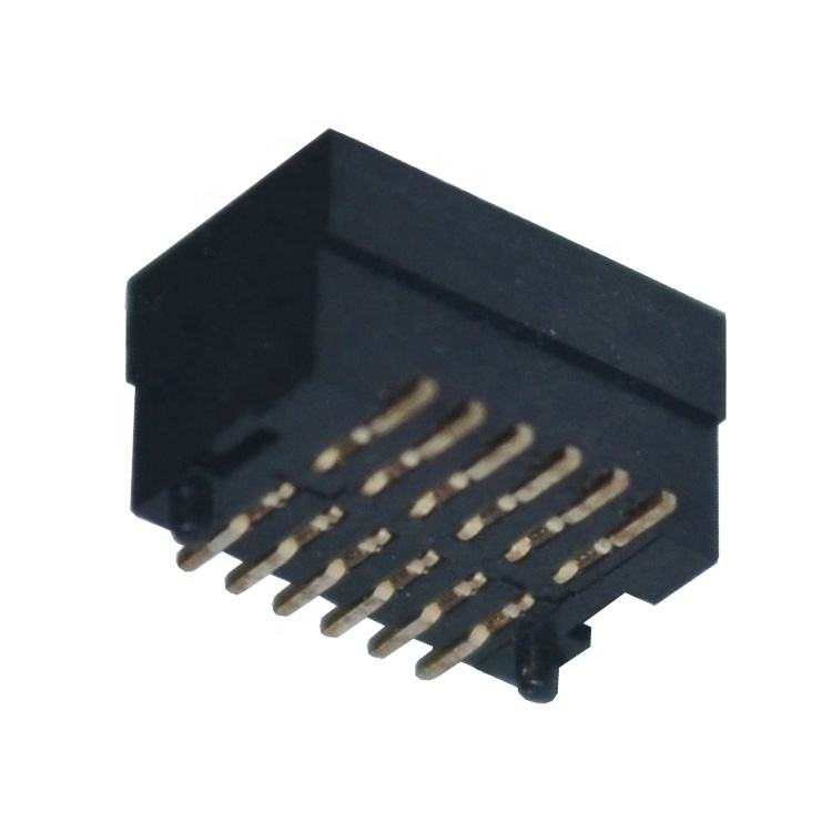 12Pin SMT Male Female PCB Connector 0.5Pitch Stack Height 6.0mm Board to Board & Mezzanine Connectors