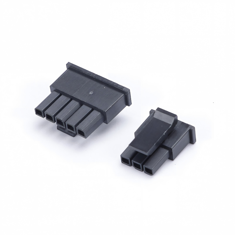 Single Row Male Power Plug 3.0mm Pitch Connector with Rubber Shell Buckle 5557 for PCB Wire Board Connectors