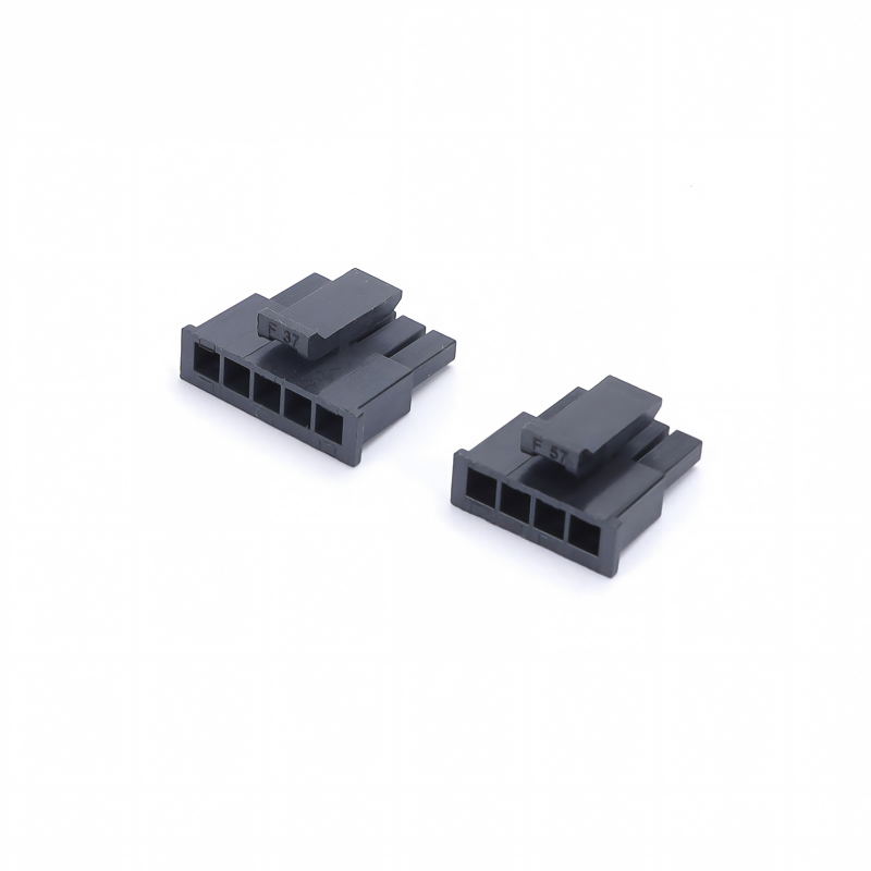 Single Row Male Power Plug 3.0mm Pitch Connector with Rubber Shell Buckle 5557 for PCB Wire Board Connectors