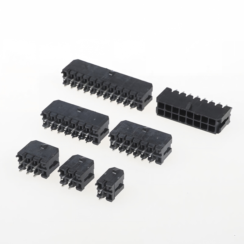 MX 3.0mm Pitch Connector Double Row Buckle with Straight Pin Wire to Board Connector