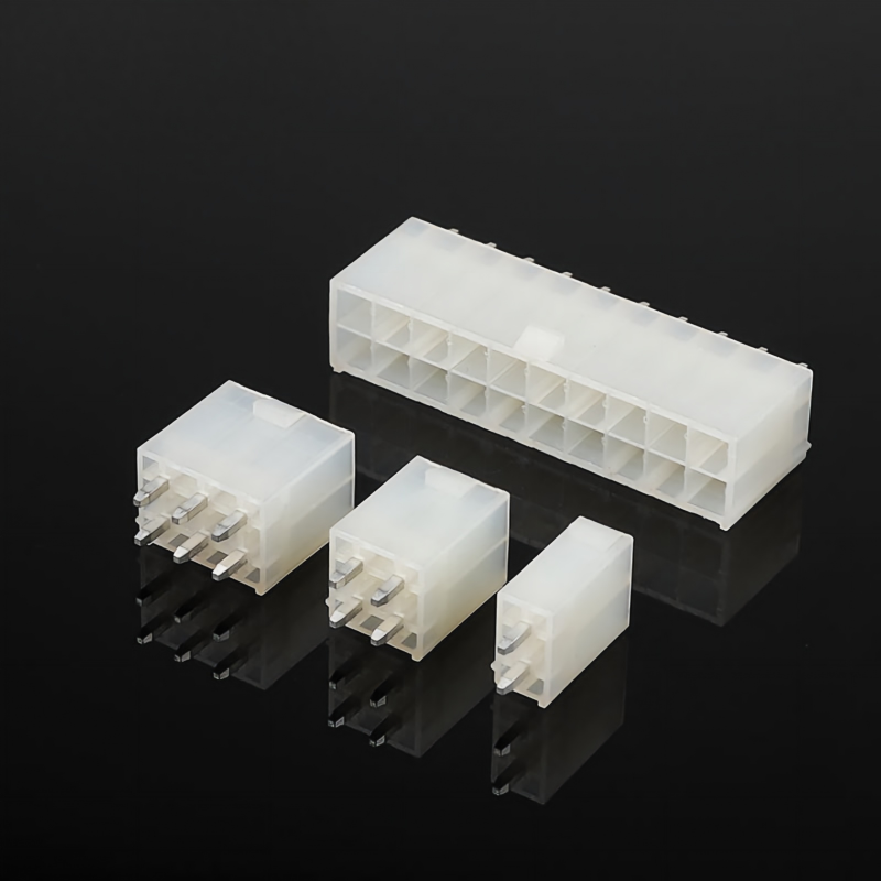 5557 Vertical 4.2mm Pitch Wire to Board Connector Double Row Straight Pin Buckle