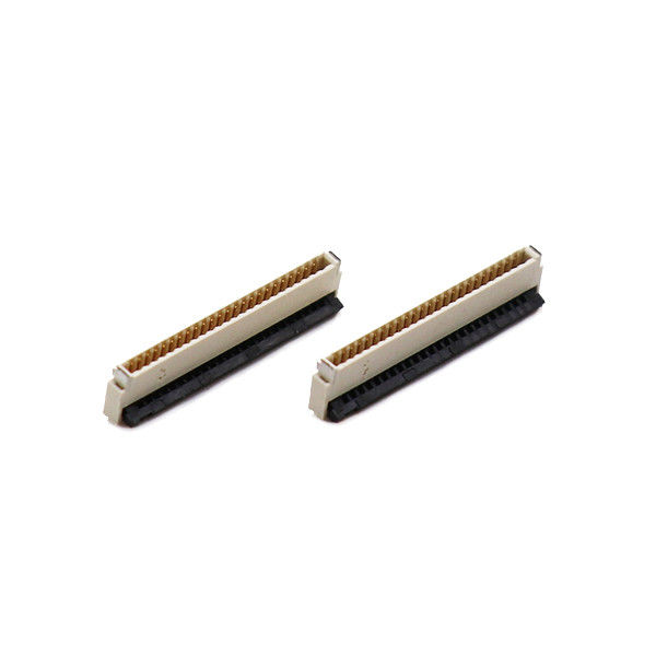 Down Contact 0.5 Mm Pitch FPC Connector 4 Pin Under Lock SMT Type 1.0mm Height